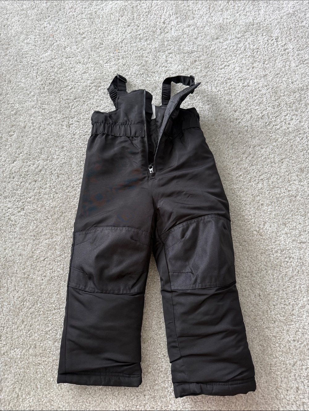 Falls Creek Black Kids Snow Overalls